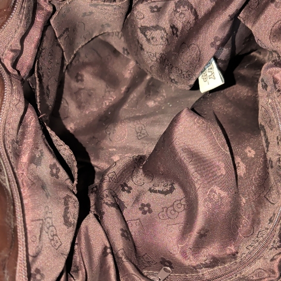 Betty Boop Black & Tan Logo Shoulder Bag with Gold Hardware - Picture 11 of 14